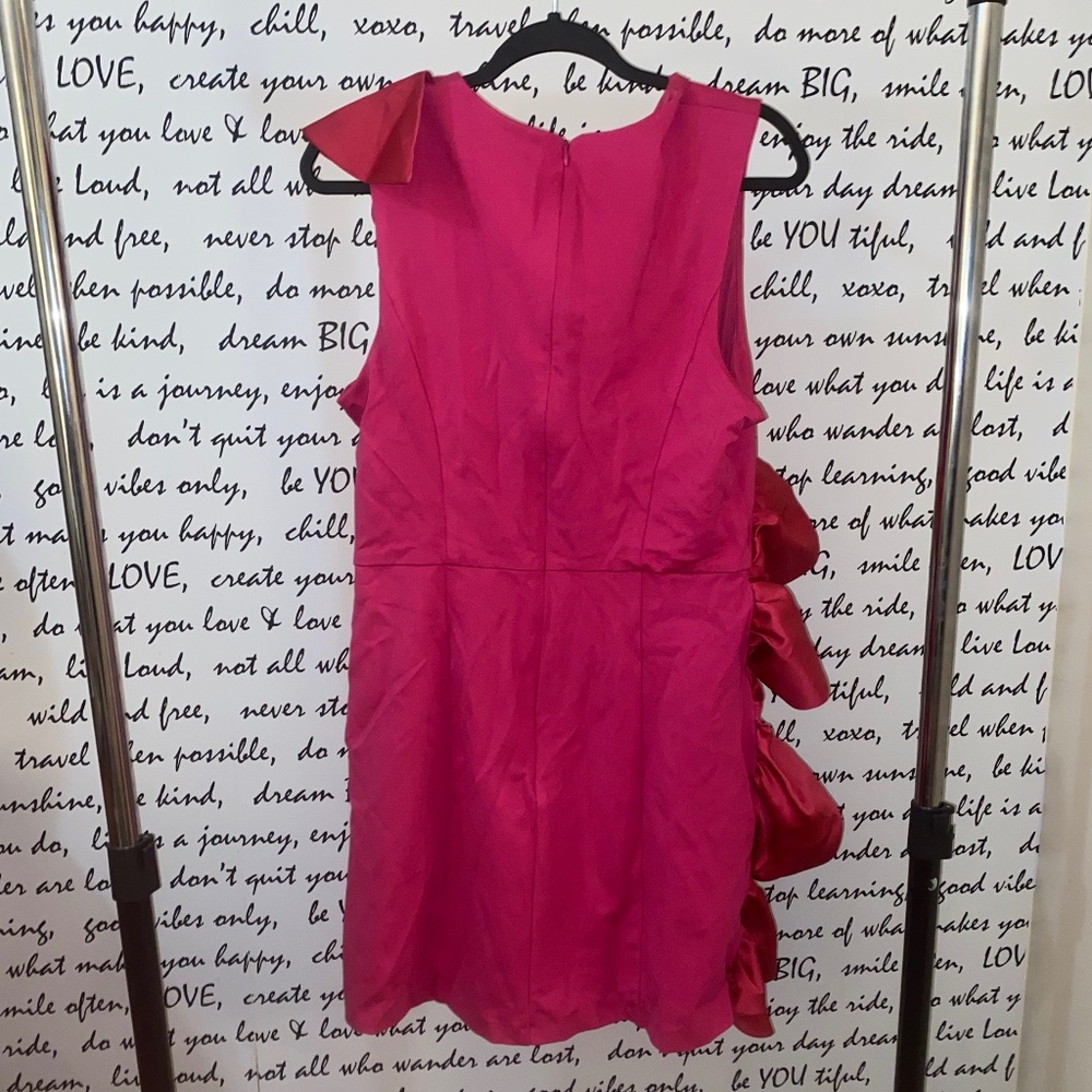 HUTCH SLEEVELESS RUFFLE SHEATH MINI DRESS - Picture 6 of 10